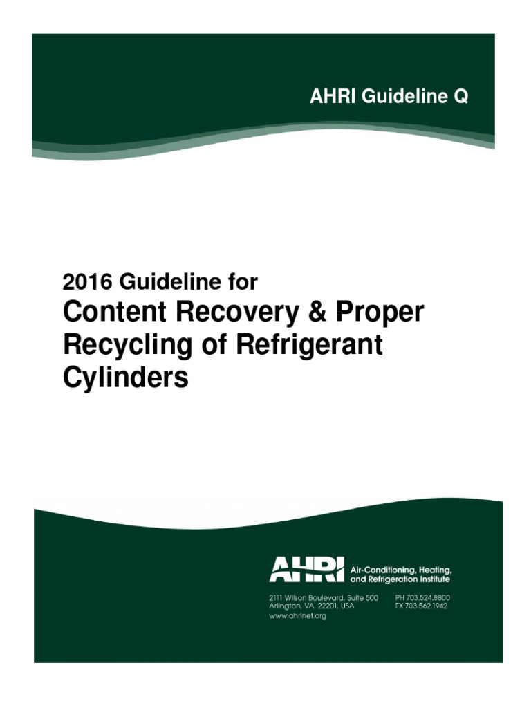 AHRI Guideline Q 2016 0 | PDF