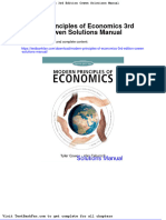 Full Download Modern Principles of Economics 3rd Edition Cowen Solutions Manual