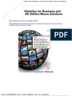 Full Download Practice of Statistics For Business and Economics 4th Edition Moore Solutions Manual