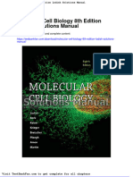 Full Download Molecular Cell Biology 8th Edition Lodish Solutions Manual