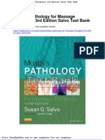Full Download Mosbys Pathology For Massage Therapists 3rd Edition Salvo Test Bank