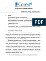 Parecer Tecnico 039 2023 Boas Praticas No Cuidado Com As Unhas No Exercicio Profissional de Enfermagem