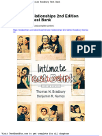 Full Download Intimate Relationships 2nd Edition Bradbury Test Bank