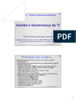 Gestão e Governança Governança Da TI
