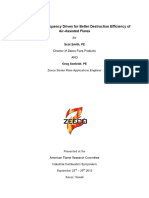 Use of Variable Frequency Drives For Better Destruction Efficiency of Air-Assisted Flares - University of Utah Partnerships - J. Willard Marriott Digital Library