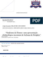 Caso Clínico Mestrado Nervos Cranianos