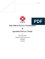Specalist Process Report For Purification of Chorosilanes