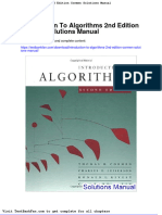 Full Download Introduction To Algorithms 2nd Edition Cormen Solutions Manual