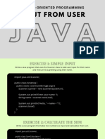 EXERCISE 1 SIMPLE INPUT Write A Java Program That Uses The Scanner Class To 20231128 091153 0000
