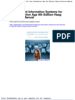 Full Download Management Information Systems For The Information Age 9th Edition Haag Solutions Manual