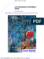 Full Download Introduction To Chemistry 3rd Edition Bauer Test Bank