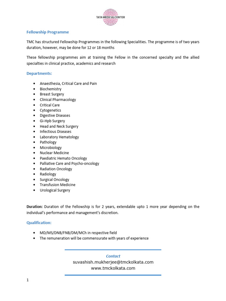 Tmc Fellowship Prog Pdf