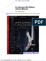Full Download Multivariable Calculus 8th Edition Stewart Solutions Manual