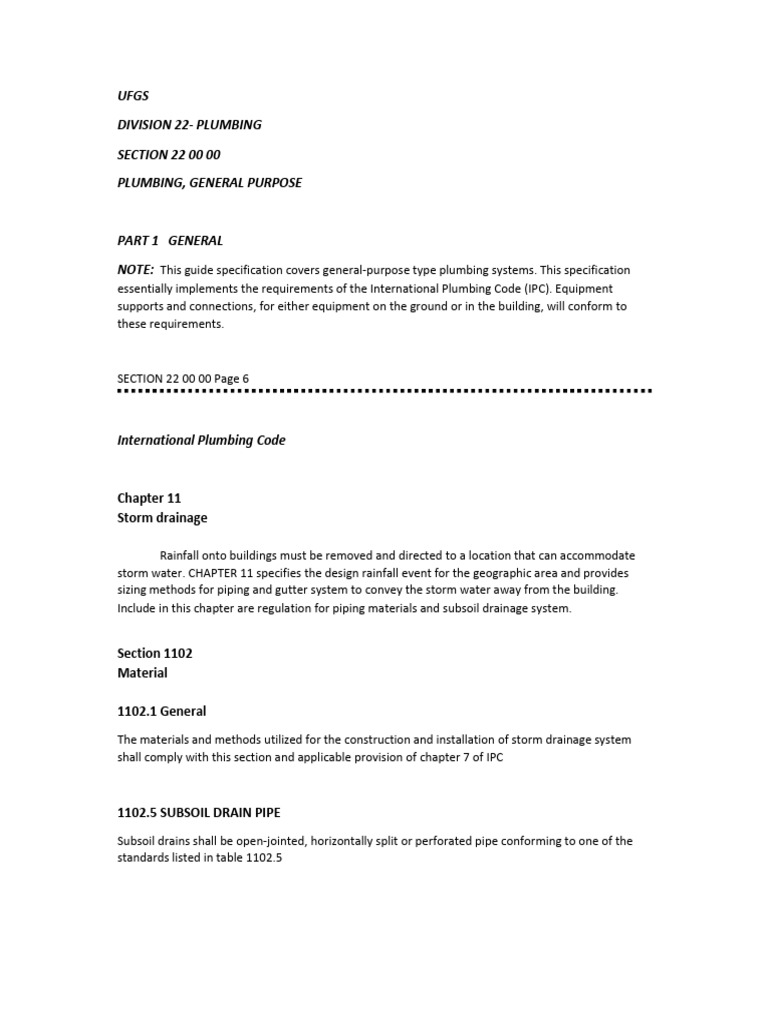 International Plumbing Code | PDF