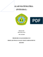 Pepi Susilawati 2211e2002 Makalah Matematika (Integral)