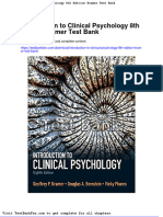 Full Download Introduction To Clinical Psychology 8th Edition Kramer Test Bank