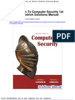 Full Download Introduction To Computer Security 1st Edition Goodrich Solutions Manual