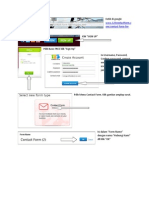 Cara Membuat Contact Form Di Blogger