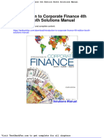 Full Download Introduction To Corporate Finance 4th Edition Booth Solutions Manual