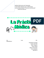 Unidad IV - Tema La Practica Medica