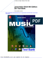 Full Download Music An Appreciation Brief 8th Edition Roger Kamien Test Bank