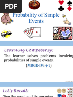 Probability On Simple Events