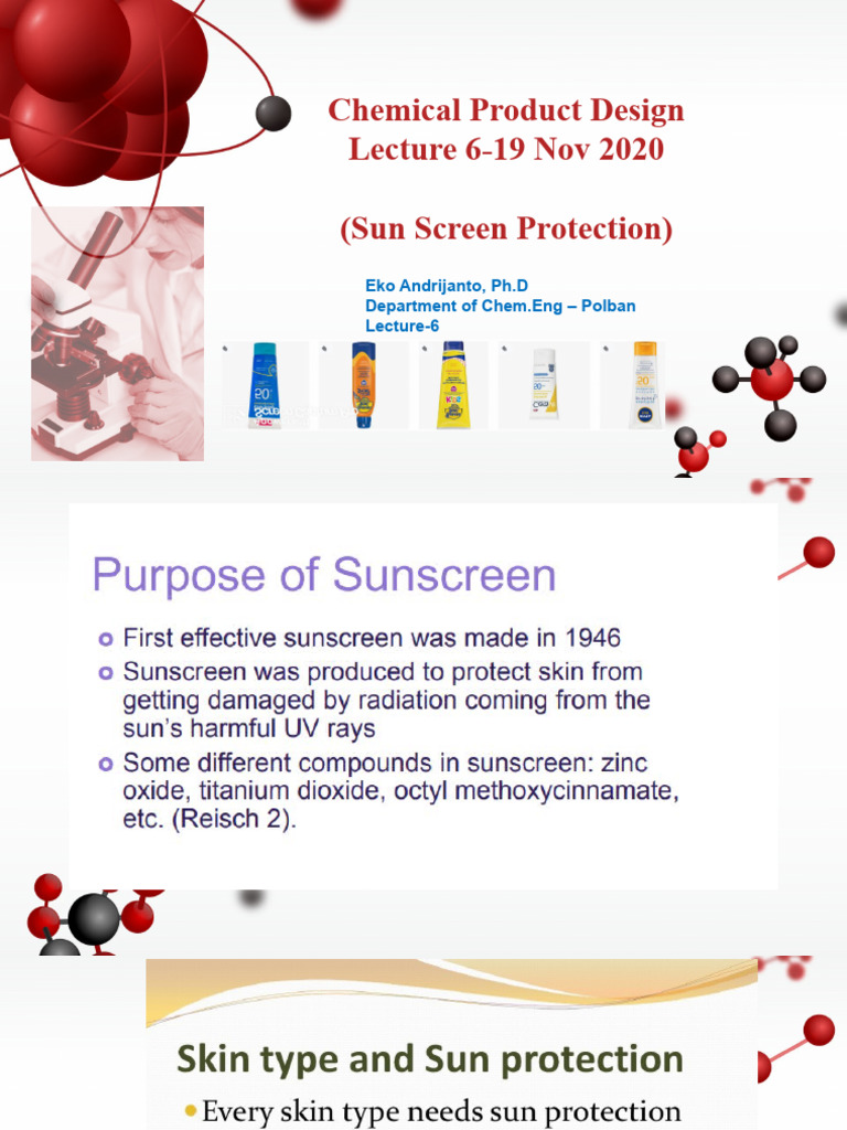 Sunscreen Formulation Guide | PDF | Sunscreen | Physical Sciences
