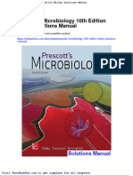 Full Download Prescotts Microbiology 10th Edition Willey Solutions Manual