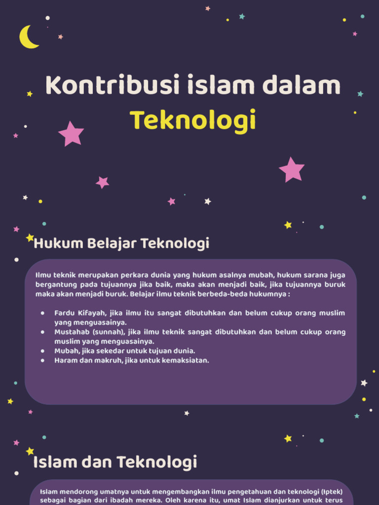 Nilai-nilai Islam dan Muhammadiyah dalam teknologi