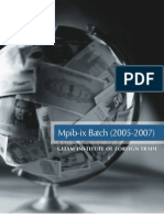 MPIB-IX Students Profiles 2005-07 03.10