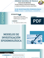 Modelos de Investigación Epidemiológica Analíticos (D2)