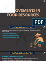 Improvement in Food Resoureses