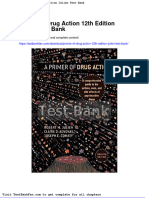 Full Download Primer of Drug Action 12th Edition Julien Test Bank