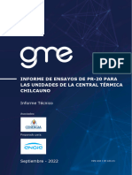 Informe de Homologacion Unidades TG11, TG12, TG21 y TV31 de CT ChilcaUno