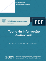 Teoria Da Informação Audiovisual Autor Ana Graciela M. F. Da Fonseca Voltolini