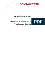 National Safety Code Standard 3 - Driver Examiner Training and Testing - January 2020