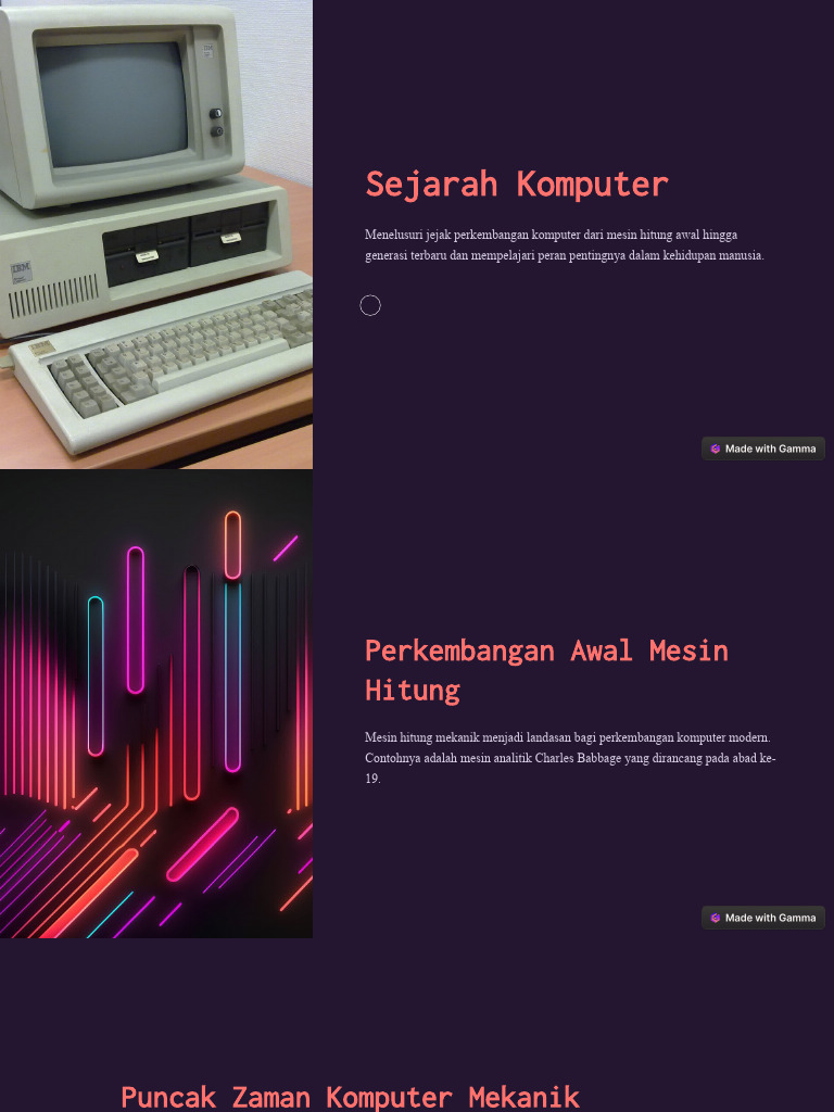 Sejarah Perkembangan Komputer Generasi 3 | PDF | Komputer | Teknologi ...