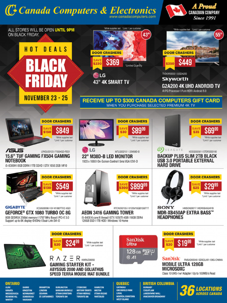 BlackFriday Deals PDF Hdmi Personal Computers