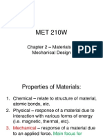 Mechanical Design-Material Properties