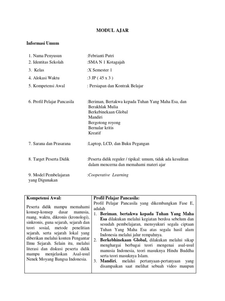 Modul Ajar Quizizz Pdf