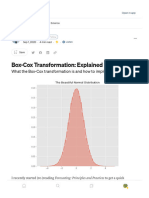 Box-Cox Transformation - Explained - by Andrew Plummer - Towards Data Science