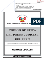 CODIGO DE ETICA DEL PODER JUDICIAL