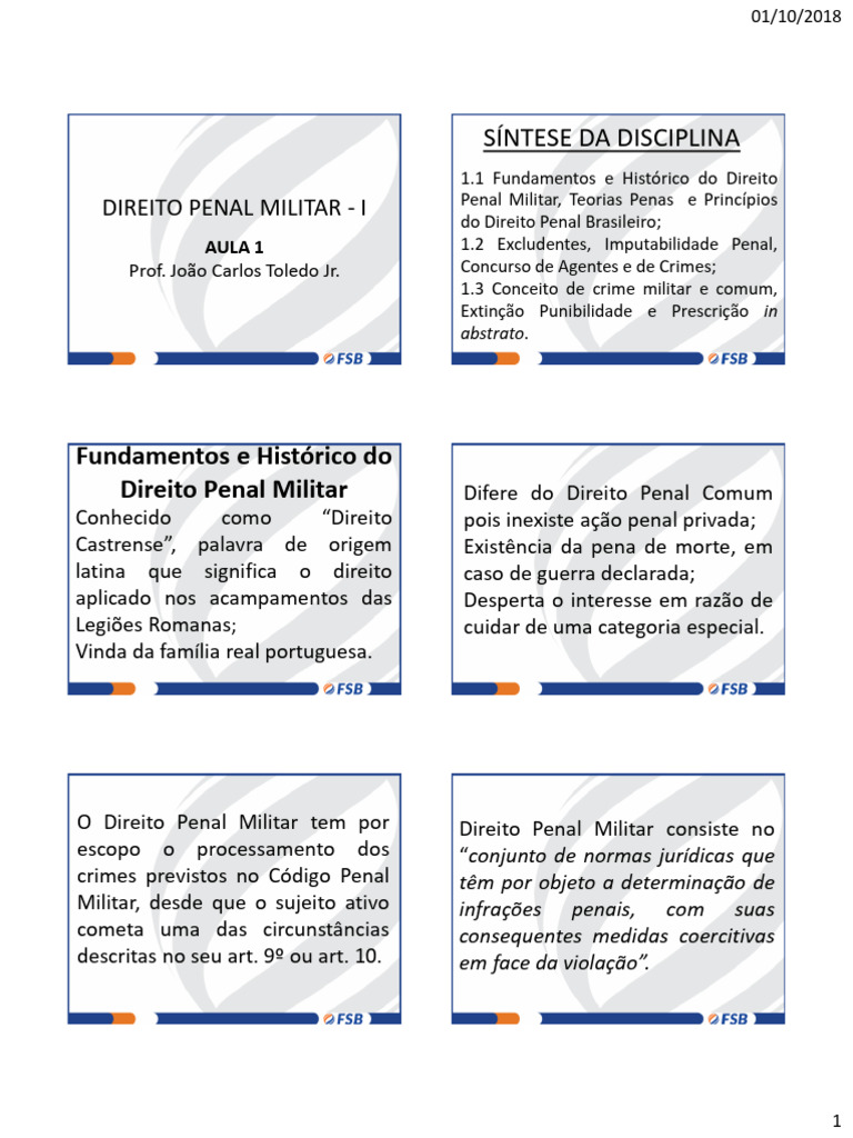 Direito Penal Militar I Pdf