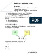 L5 Datatypes Variable