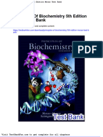 Full Download Principles of Biochemistry 5th Edition Moran Test Bank