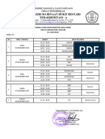 Jadwal Ujian Kelas 6