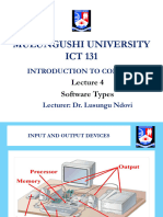 ICT 131 - Lecture 4 - Software Types - MU - 2023