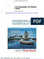 Full Download Introduction To Hospitality 7th Edition Walker Test Bank