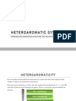 Heteroaromatic Systems: Intermediates, Orientation, Structure and Reactivity Relationships