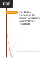 Geogebramanual